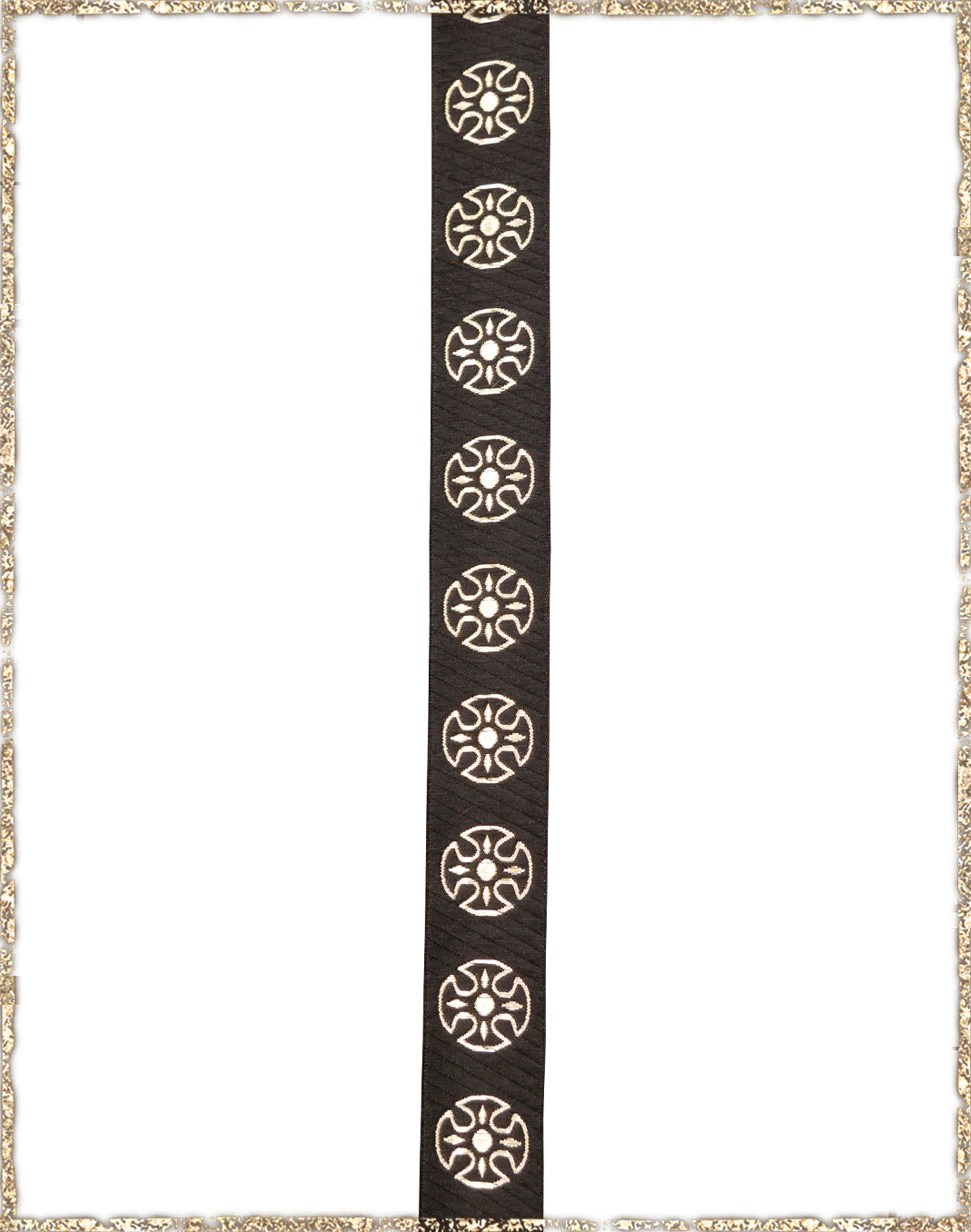 Borte Celtic Cross 32 schwarz gold 420224